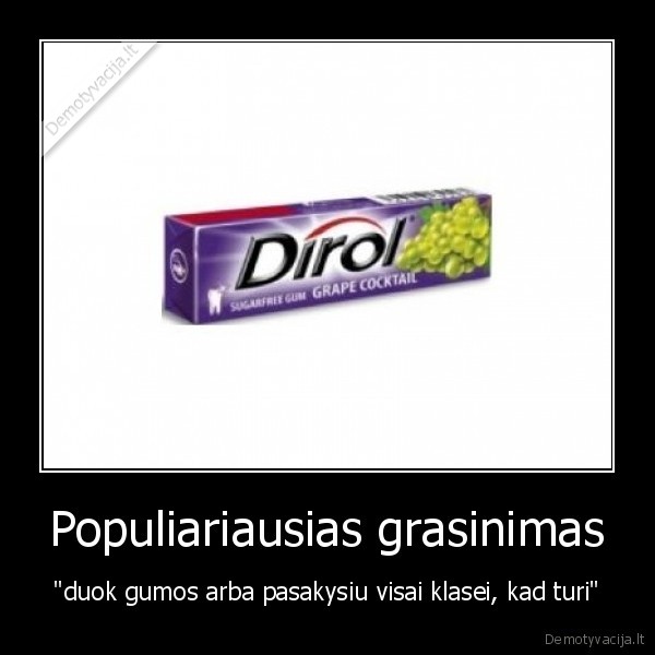 guma,klase,grasinimas