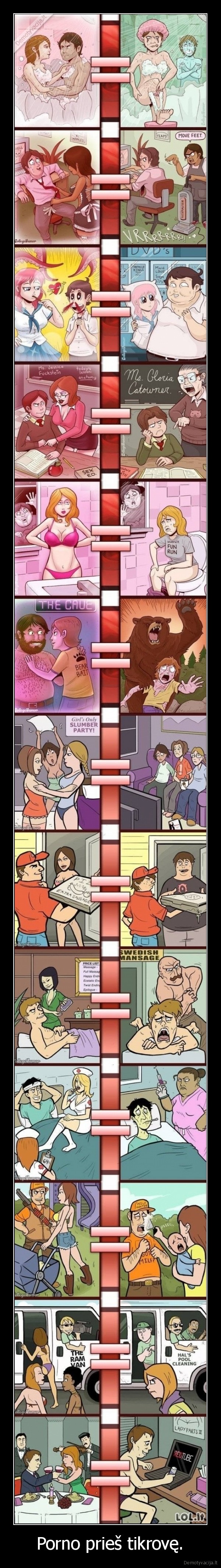 porno, pries, tikrove