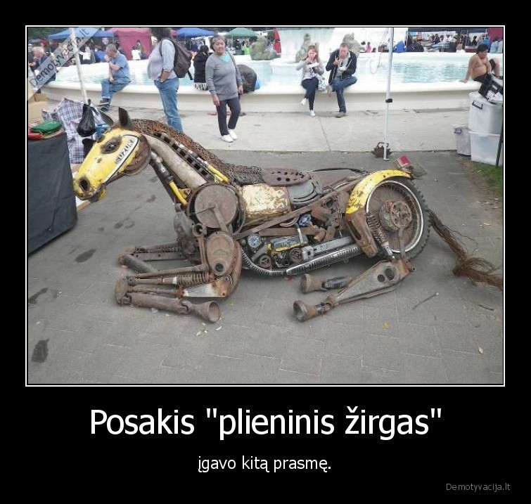 arklys,plienins, zirgas,motociklas