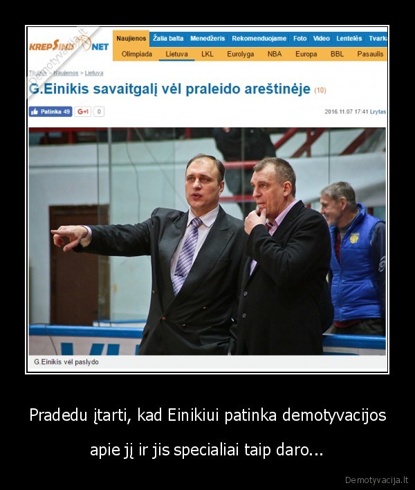 gintaras, einikis,arestine,nieko, naujo