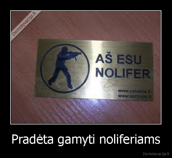 Pradėta gamyti noliferiams