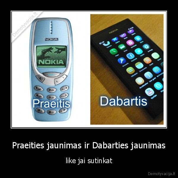 Praeities jaunimas ir Dabarties jaunimas