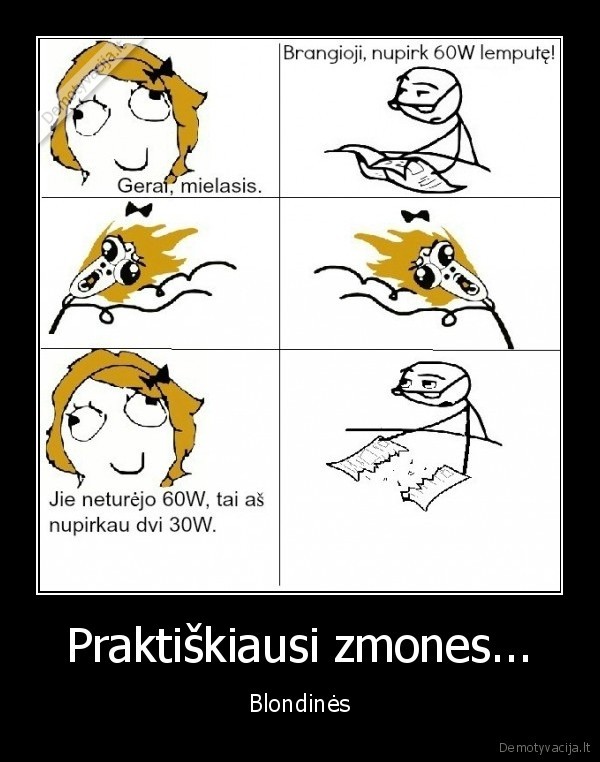 Praktiškiausi zmones...