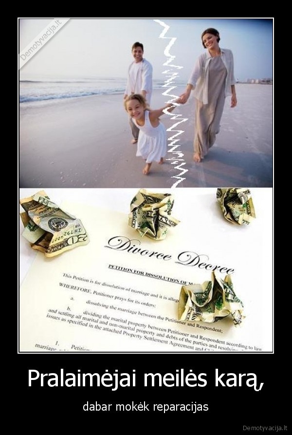 alimentai,pinigai,skyrybos