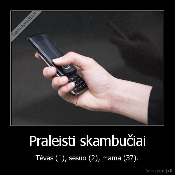 Praleisti skambučiai