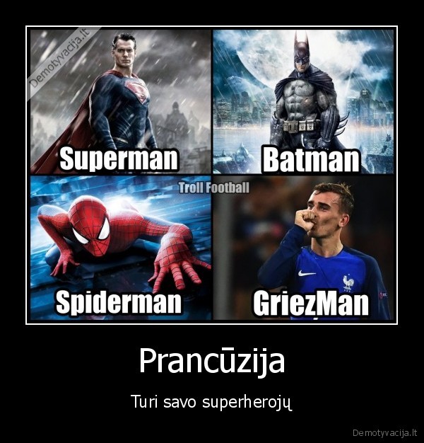 griezman,superherojai