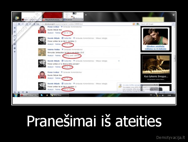 Pranešimai iš ateities