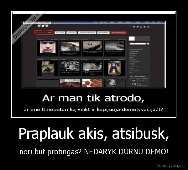 Praplauk akis, atsibusk,