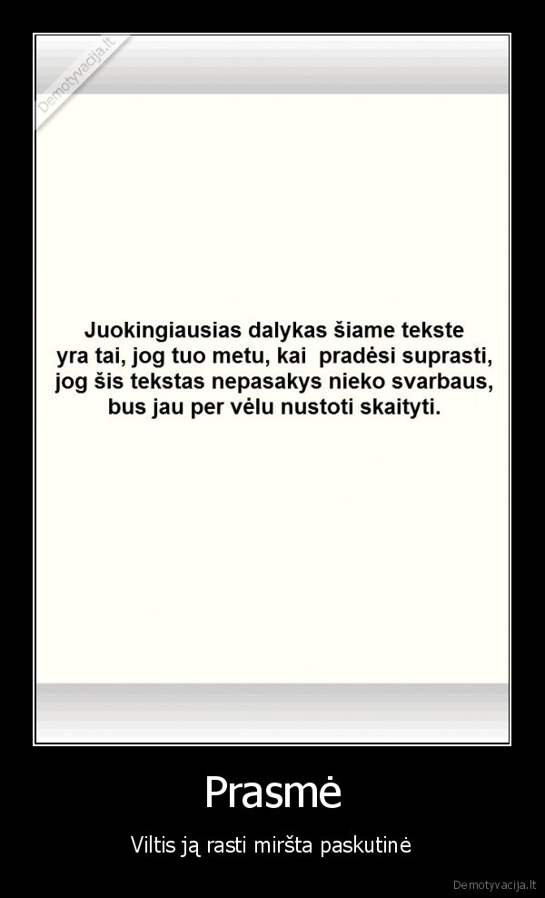 beprasmis,humoras,gali,buti,prasmingas