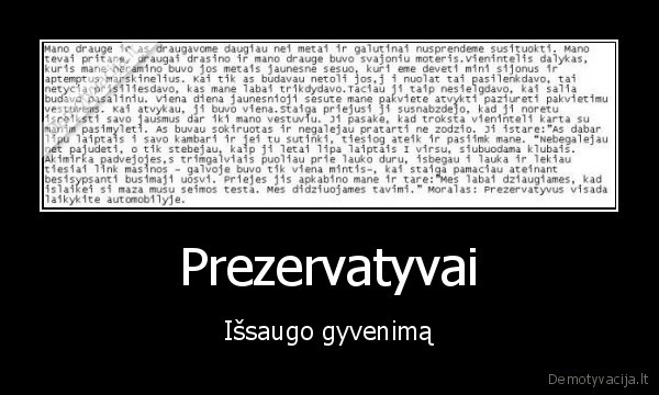 Prezervatyvai
