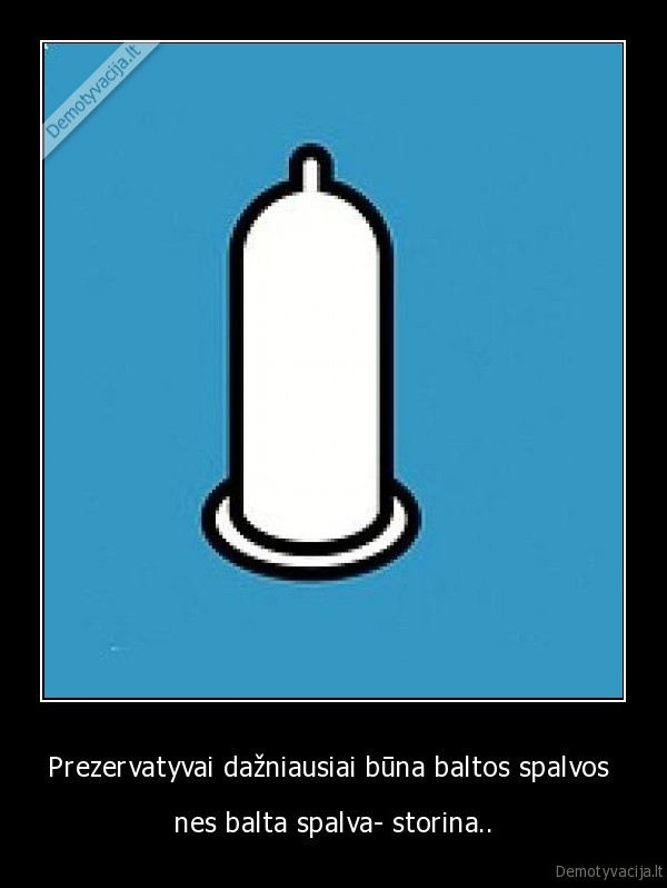 prezervatyvas,balta,spalva