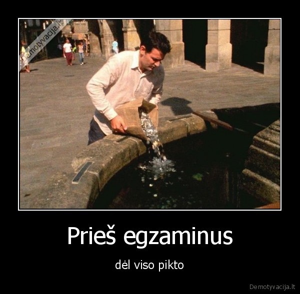 studentai,pries,egzaminus,ant,sekmes