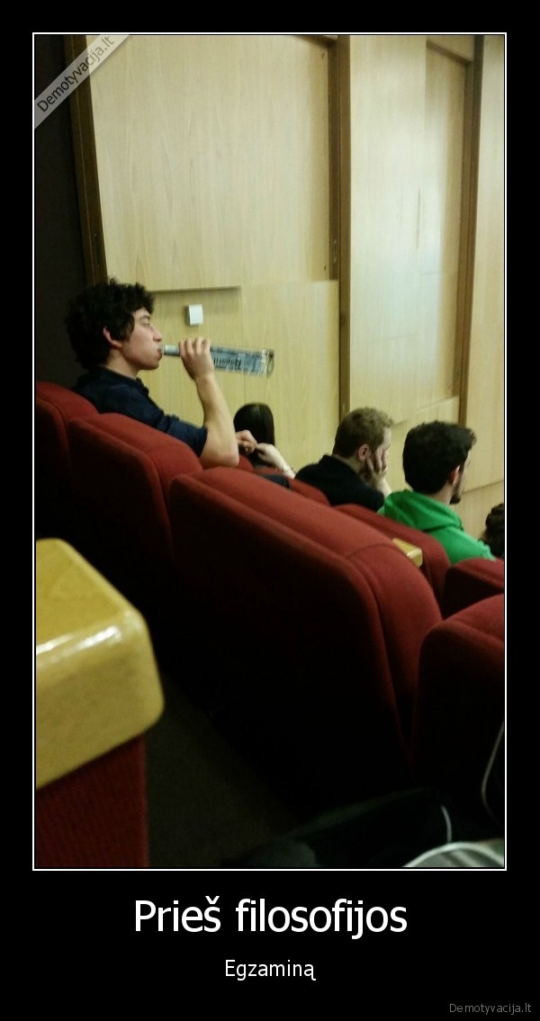 studentas, geria,geria, auditorijoje,filosofijos, egzaminas
