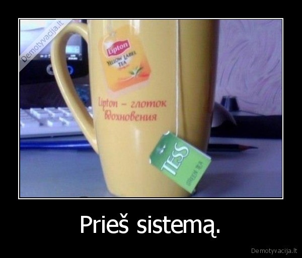 Prieš sistemą.
