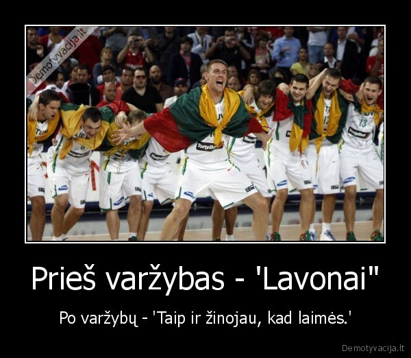 Prieš varžybas - 'Lavonai&quot;
