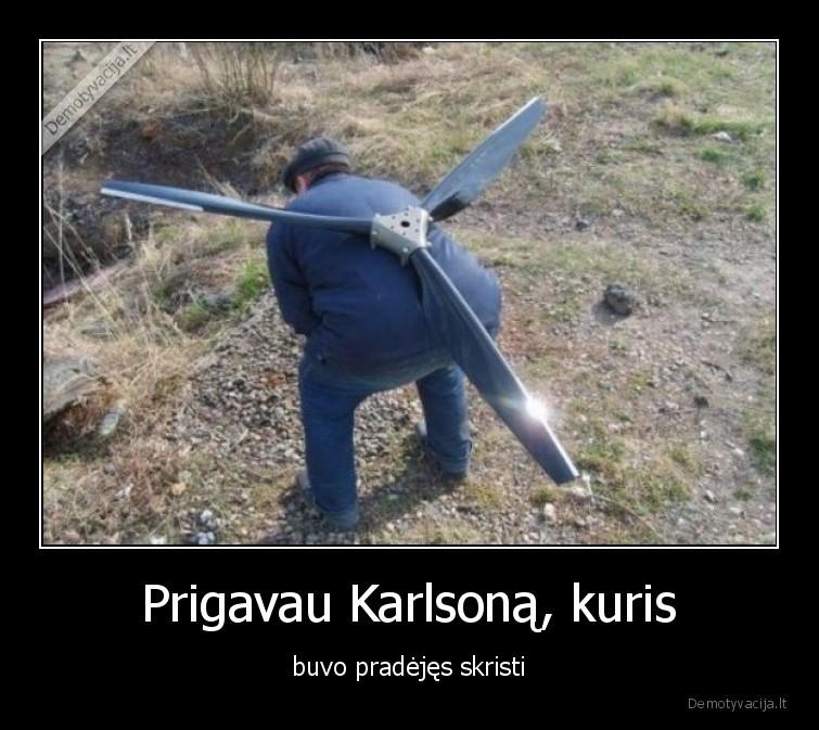 karlsonas,skrenda,prigavau,nuotrauka