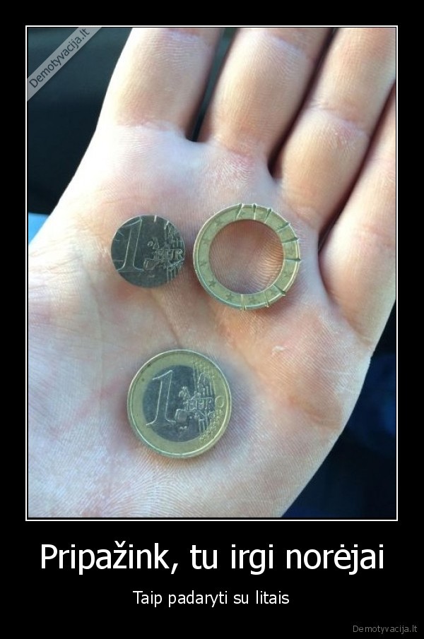 atskirta, euro, moneta,euras,litai