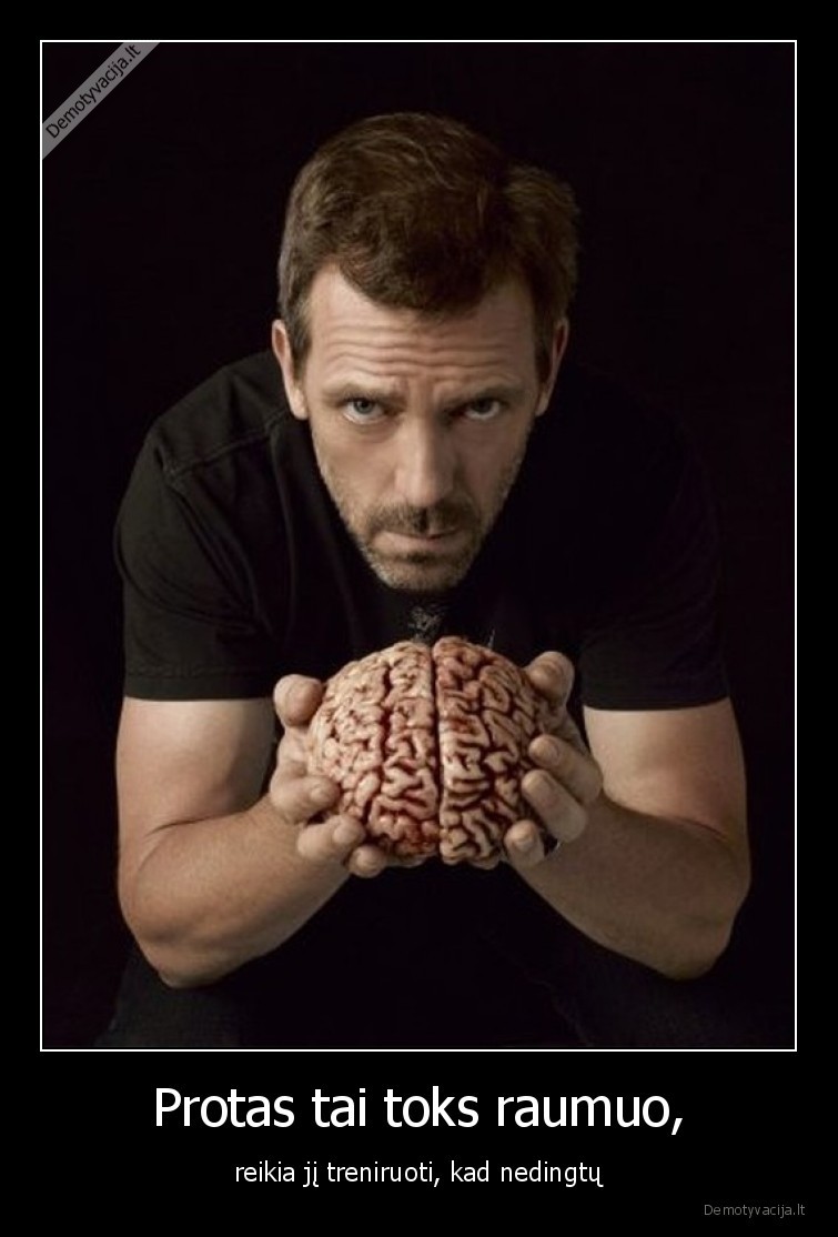 raumuo,protas,smegenys,treniruok