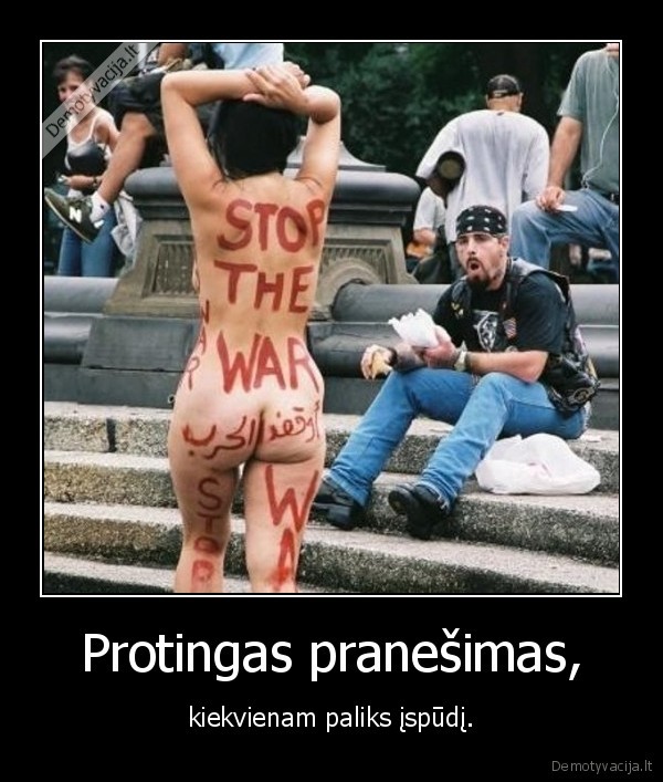 Protingas pranešimas,