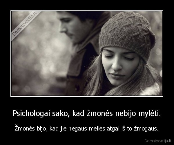 meile,psichologija,baime