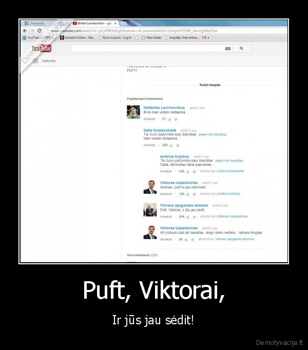 uspaskichas,viktoras,puft,youtube