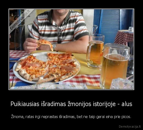 alus,ratas,geriausias, isradimas,pica,alus, ir, pica