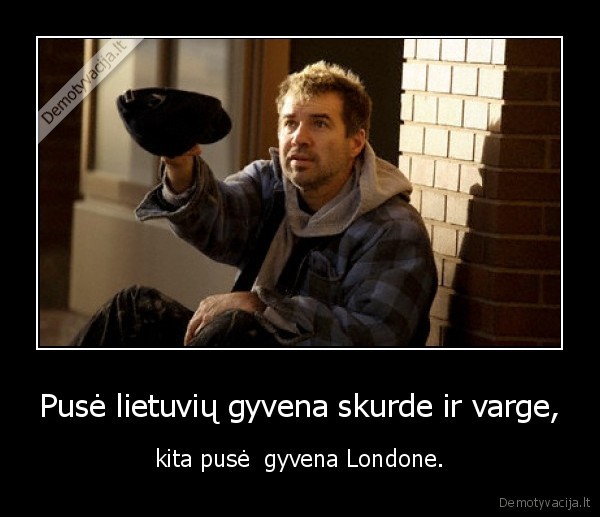 Pusė lietuvių gyvena skurde ir varge,
