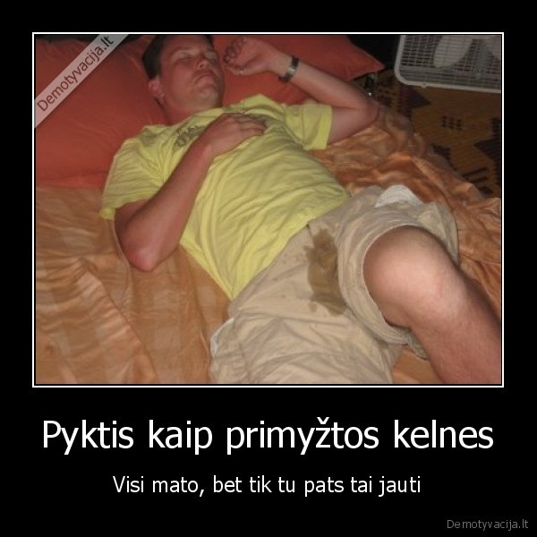 Pyktis kaip primyžtos kelnes