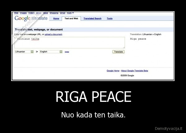 RIGA PEACE