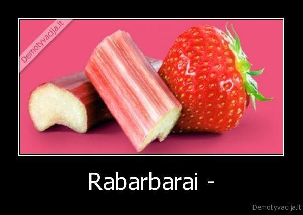 Rabarbarai -