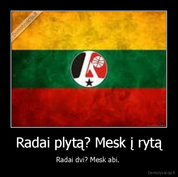 Radai plytą? Mesk į rytą