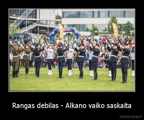 Rangas debilas - Alkano vaiko saskaita