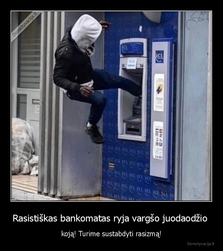 rasizmas,bankomatas,juodaodis