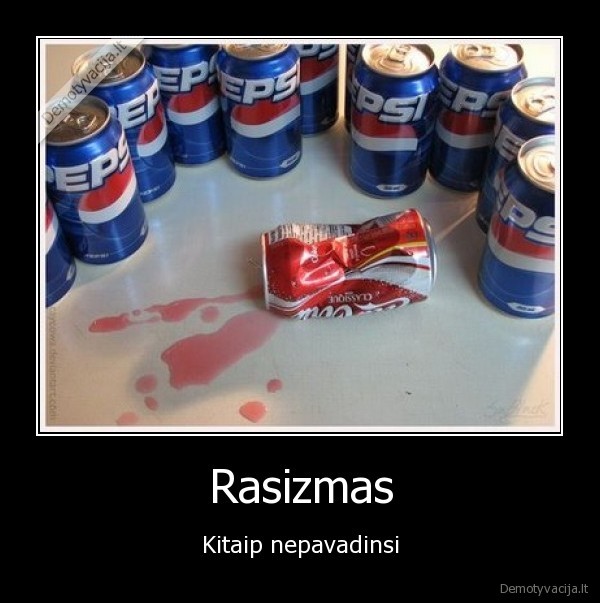 pepsi, coca, cola, rasizmas