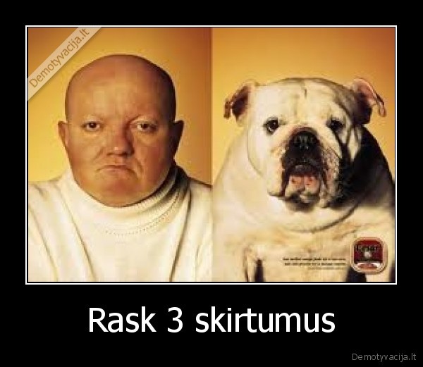 Rask 3 skirtumus