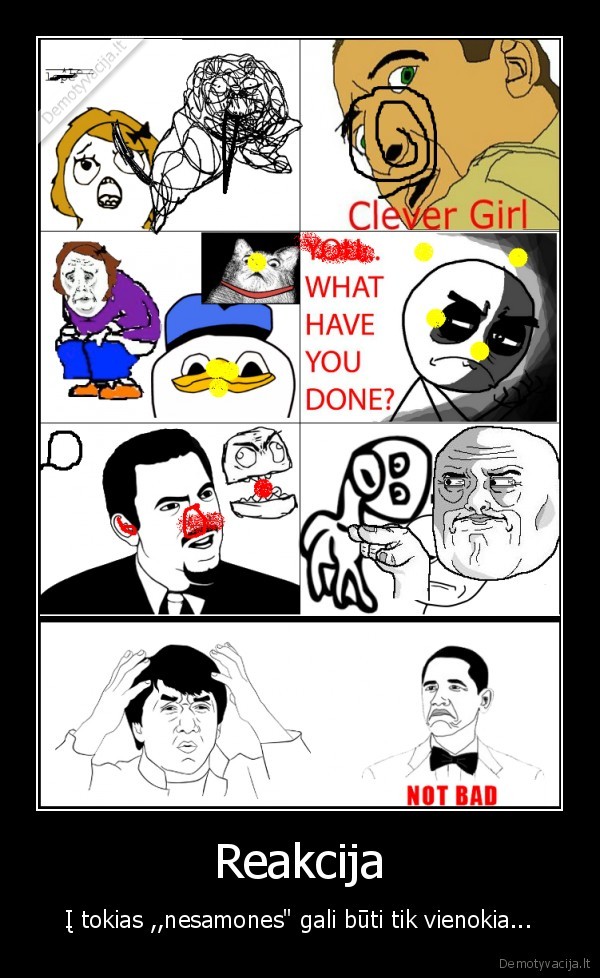 kaip, tu, reaguoji, i, kitu, zmoniu, sukurtas, nesamones
