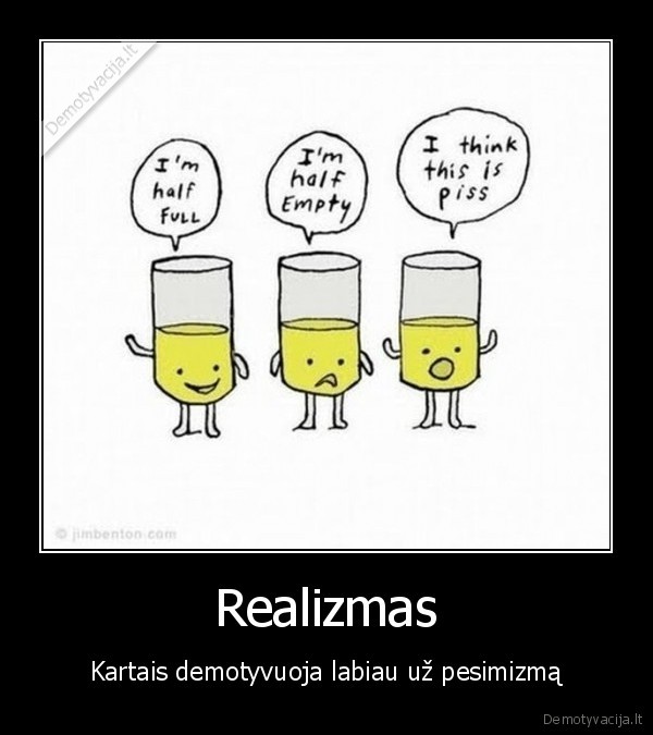 realistas,realizmas,pesimizmas,pesimistas,optimizmas