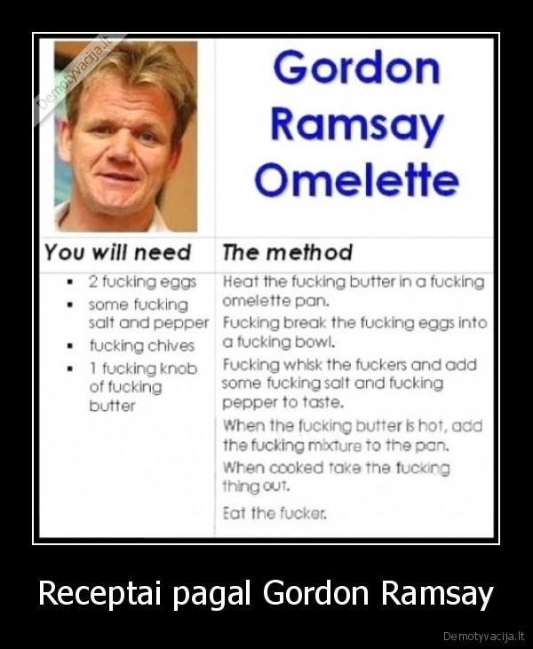 Receptai pagal Gordon Ramsay