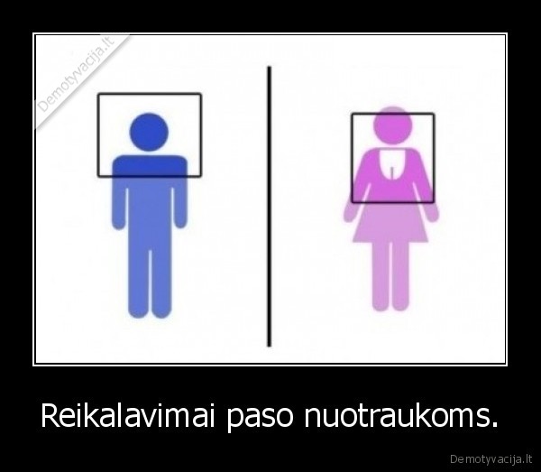 Reikalavimai paso nuotraukoms.