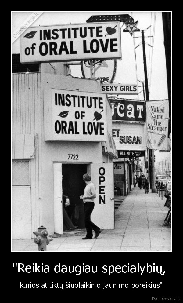 &quot;Reikia daugiau specialybių, 