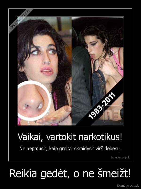 Reikia gedėt, o ne šmeižt!