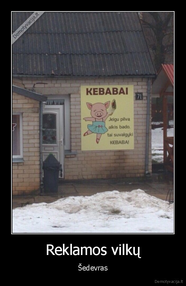 birzu, kebabine,reklama