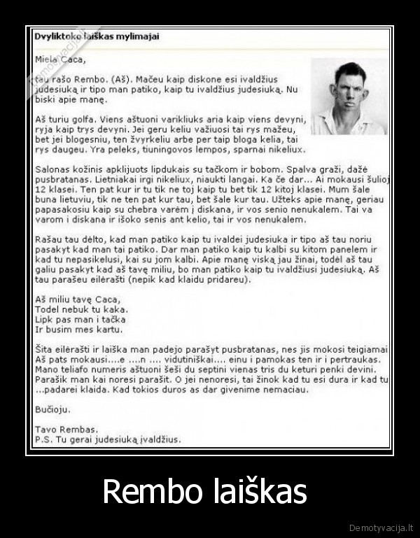 Rembo laiškas 
