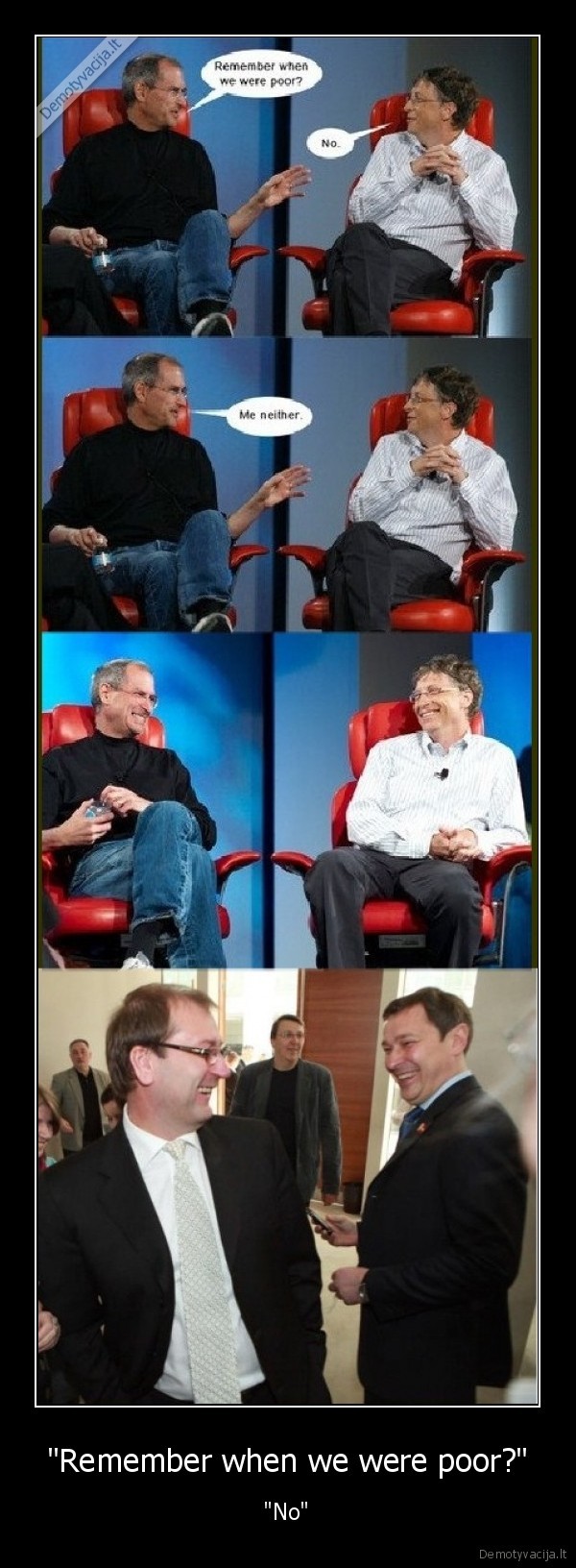 &quot;Remember when we were poor?&quot;