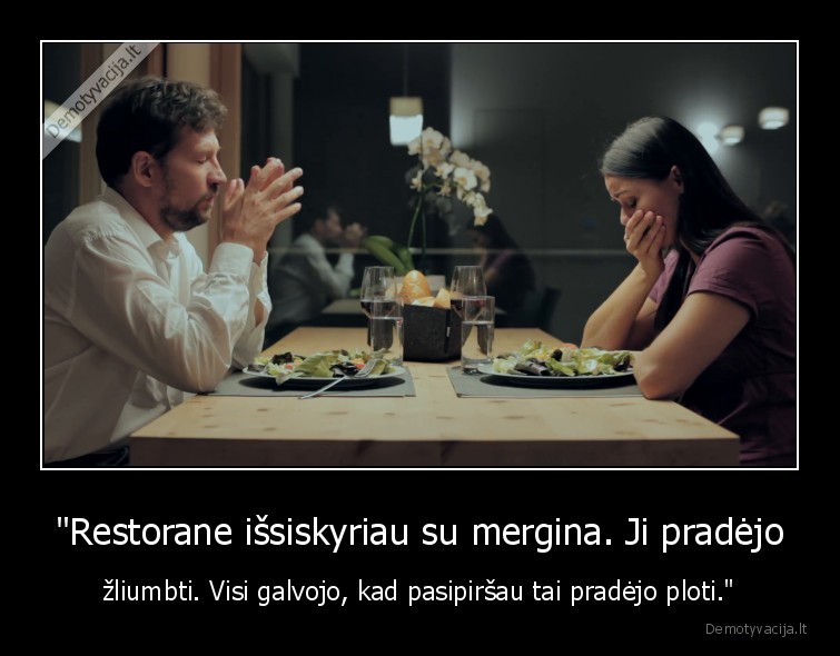 restoranas,issiskyrimas,mergina