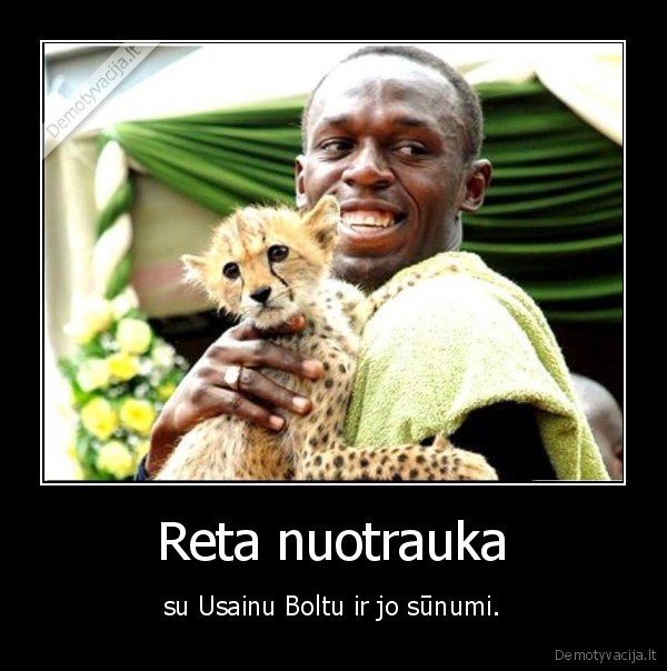 usainas, boltas,gepardas,sunus