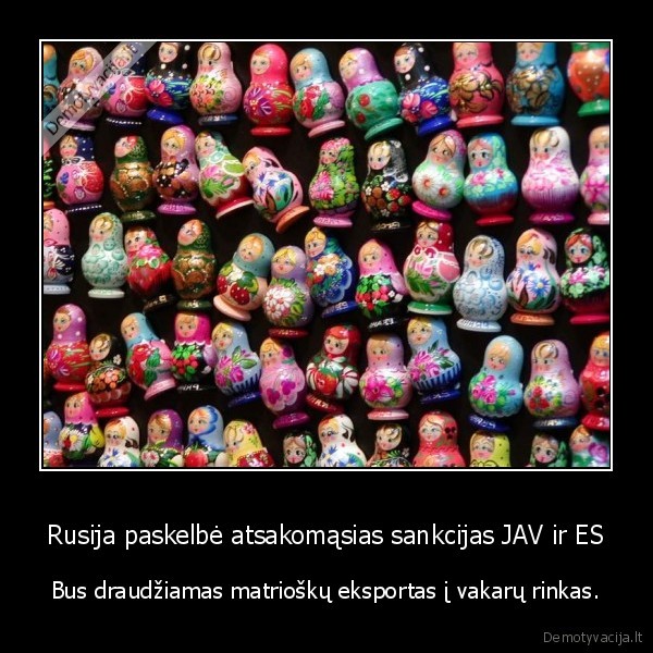 matrioskos,sankcijos, jav,rusija