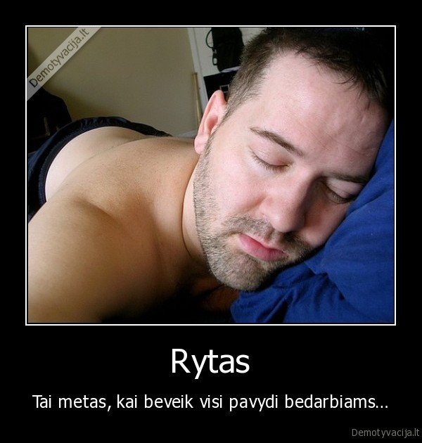 bedarbis, miegoti, rytas, tingeti, tingejimas, bedarbis