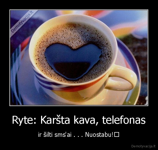 kava,naujas,rytas
