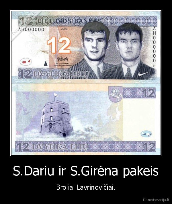 S.Dariu ir S.Girėna pakeis
